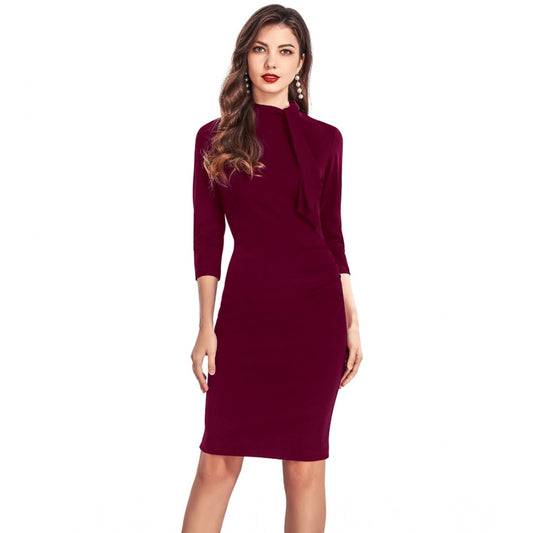 Maroon Dress 16 - Navura