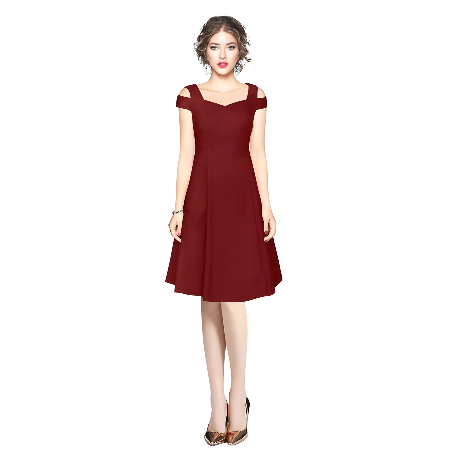 Isolde Solid Dress