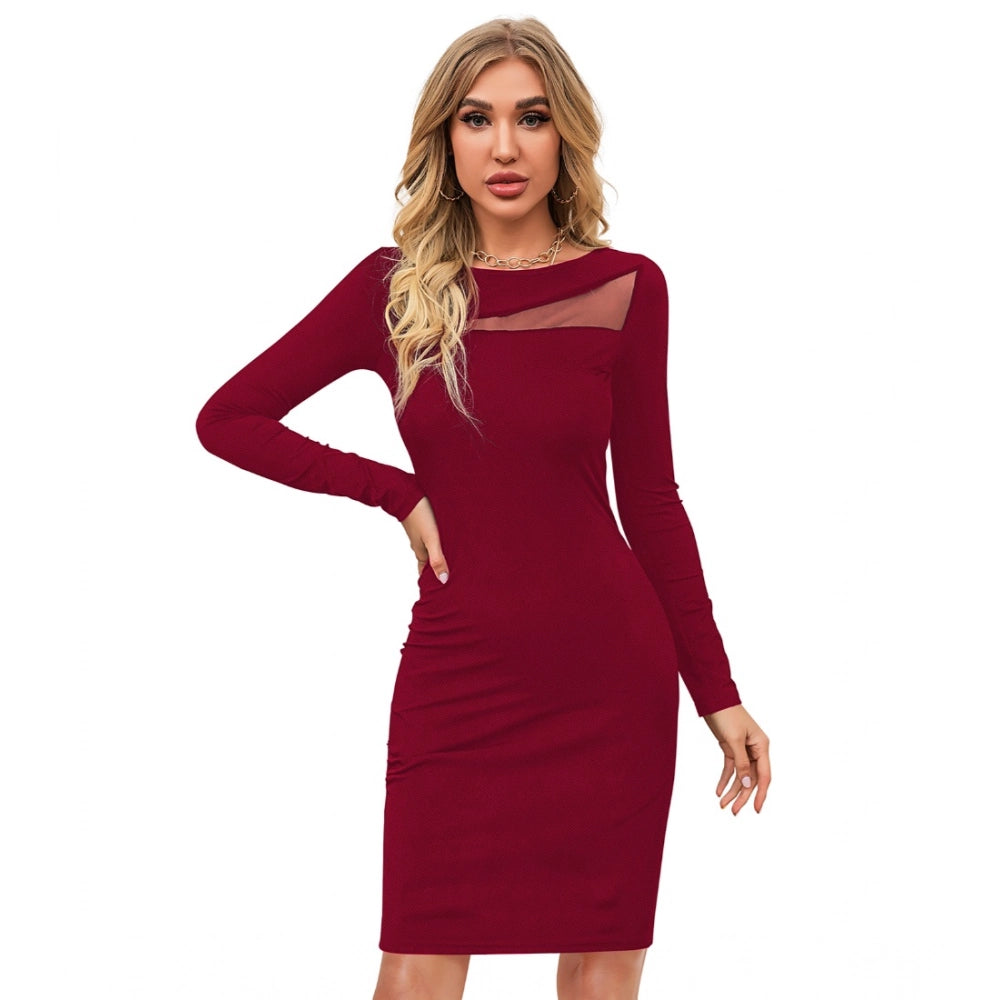 Maroon Dress 3 - Navura