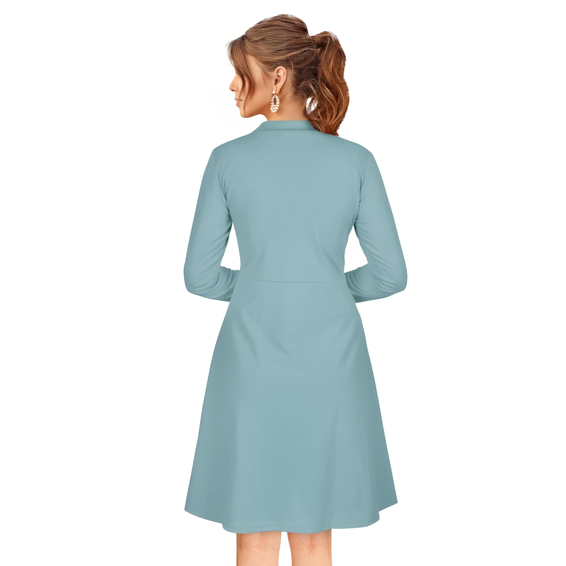 Moss Solid Dress