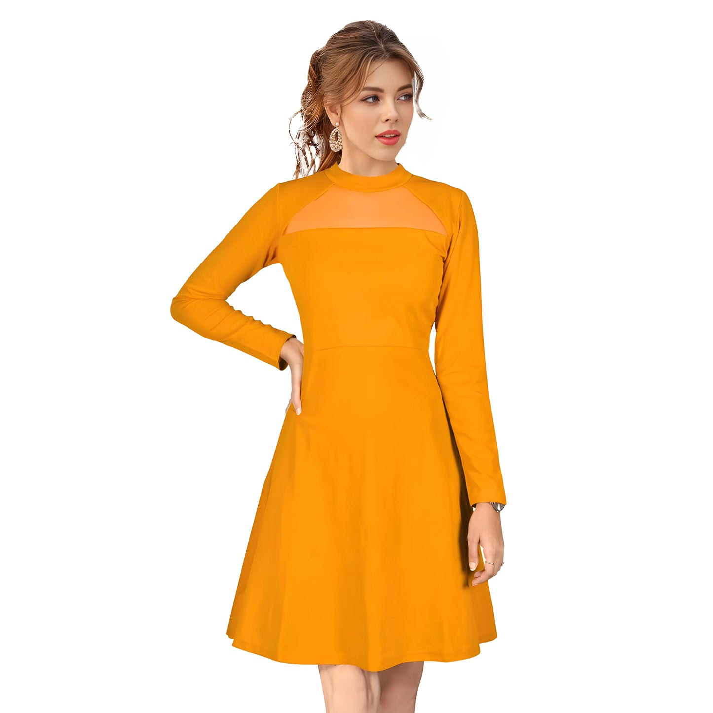 Toast Solid Dress