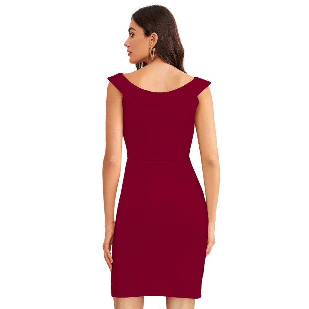Maroon Dress 5 - Navura