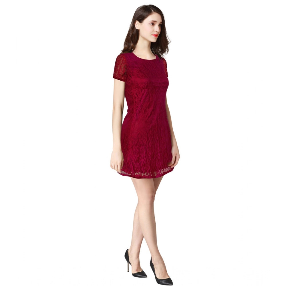 Maroon Dress 15 - Navura