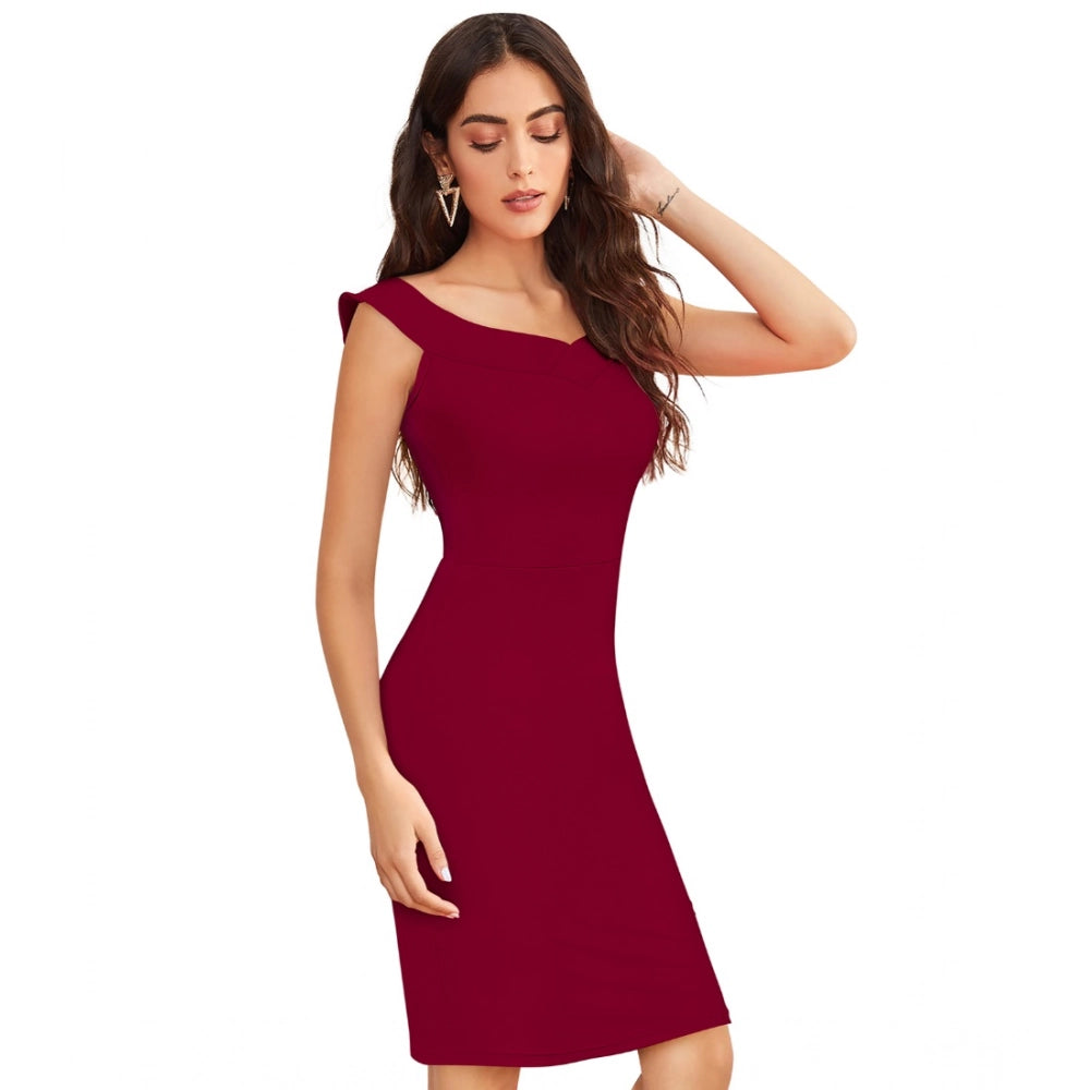 Maroon Dress 5 - Navura