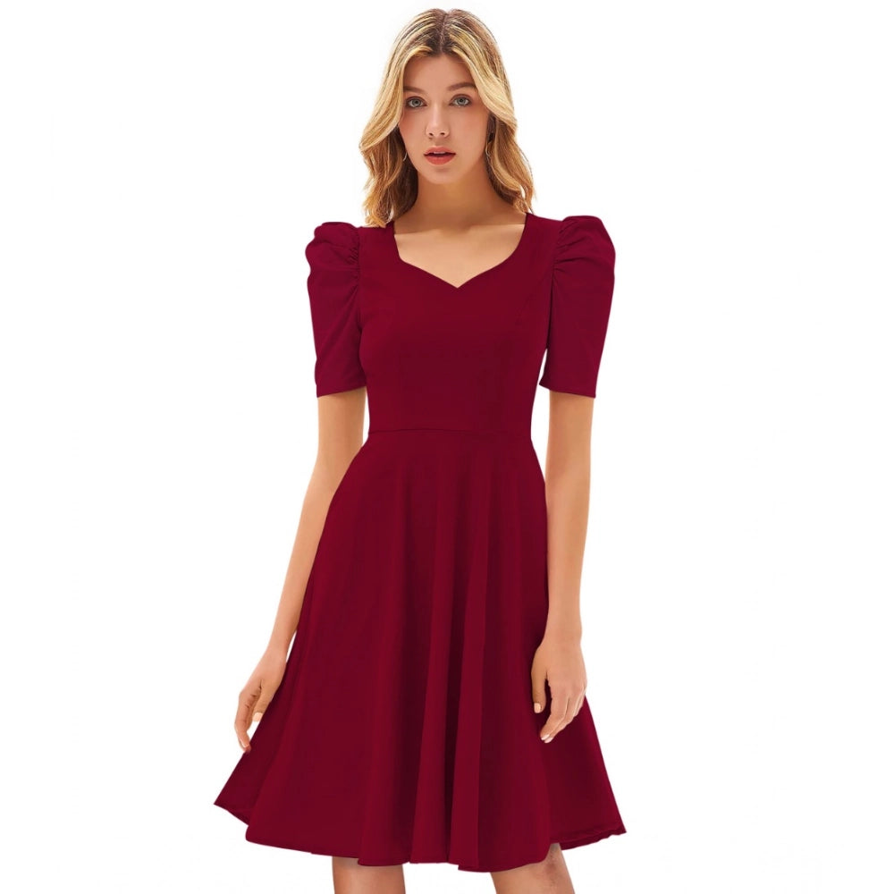 Maroon Dress 17 - Navura