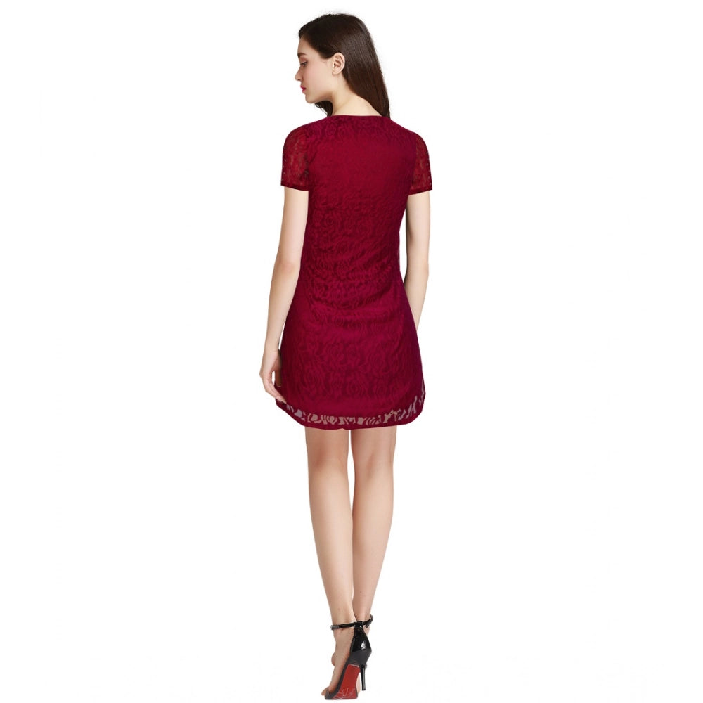 Maroon Dress 15 - Navura