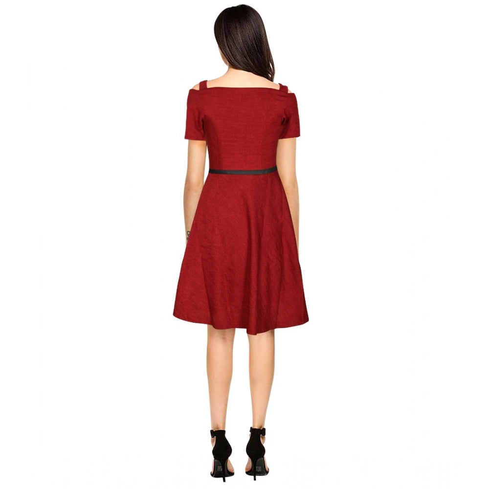Maroon Dress 14 - Navura