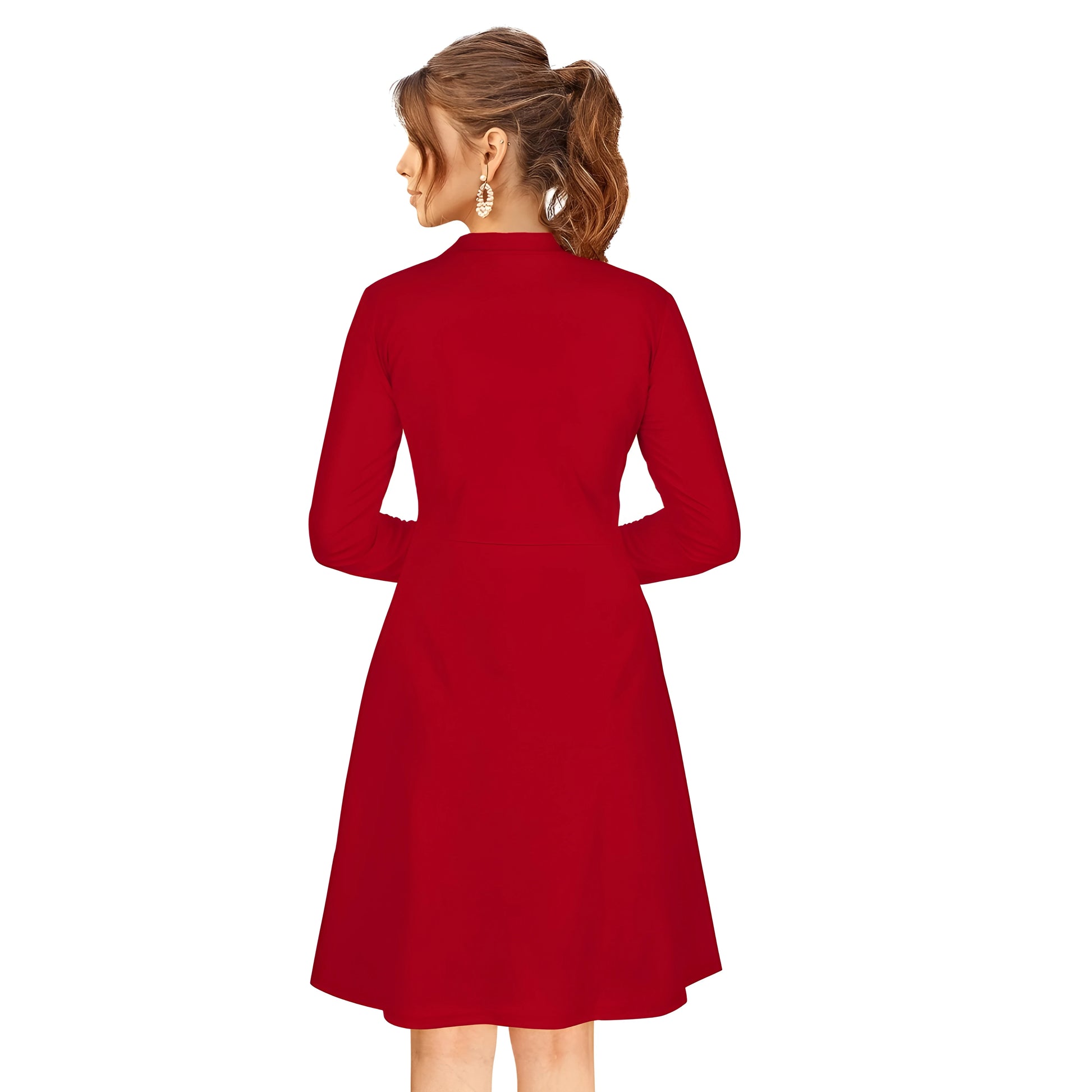 Vienna Solid Dress