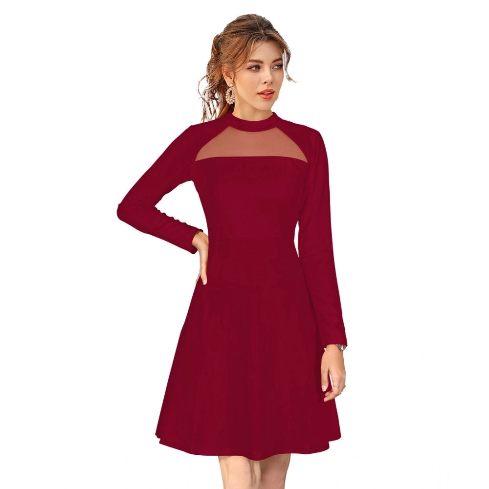 Maroon Dress 13 - Navura