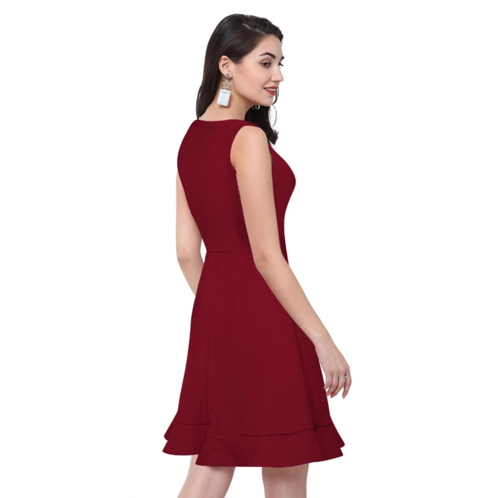 Maroon Dress 11 - Navura