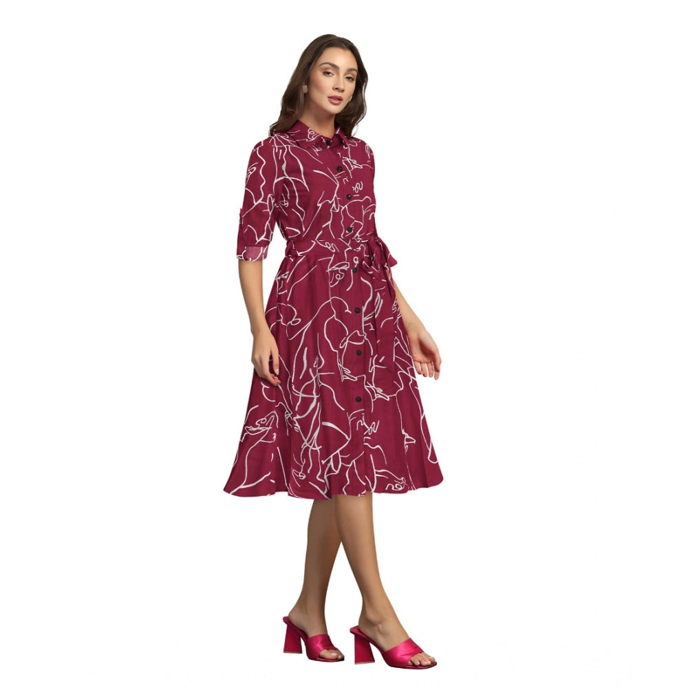 Maroon Dress 18 - Navura