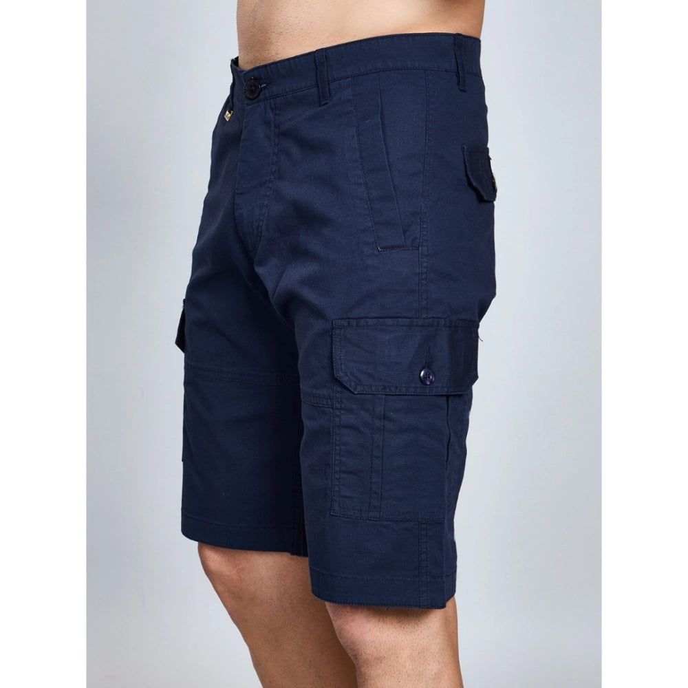 Navy Cargo Shorts - Navura
