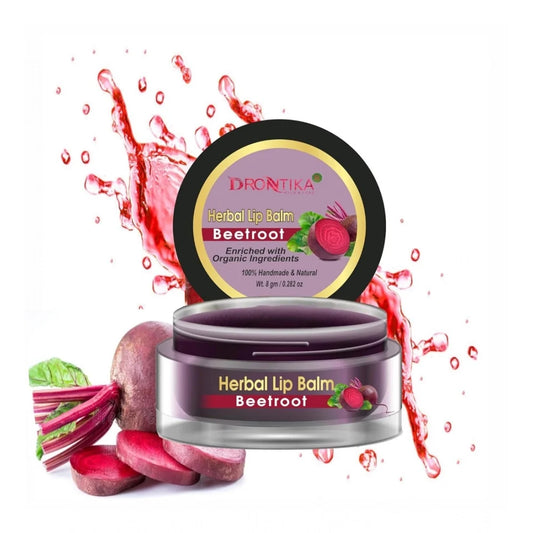 Unisex Herbal Dark And Chapped Lips Beetroot Lip Balm (10gm)