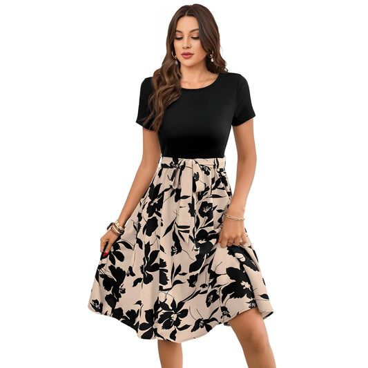 Elira Printed Dress
