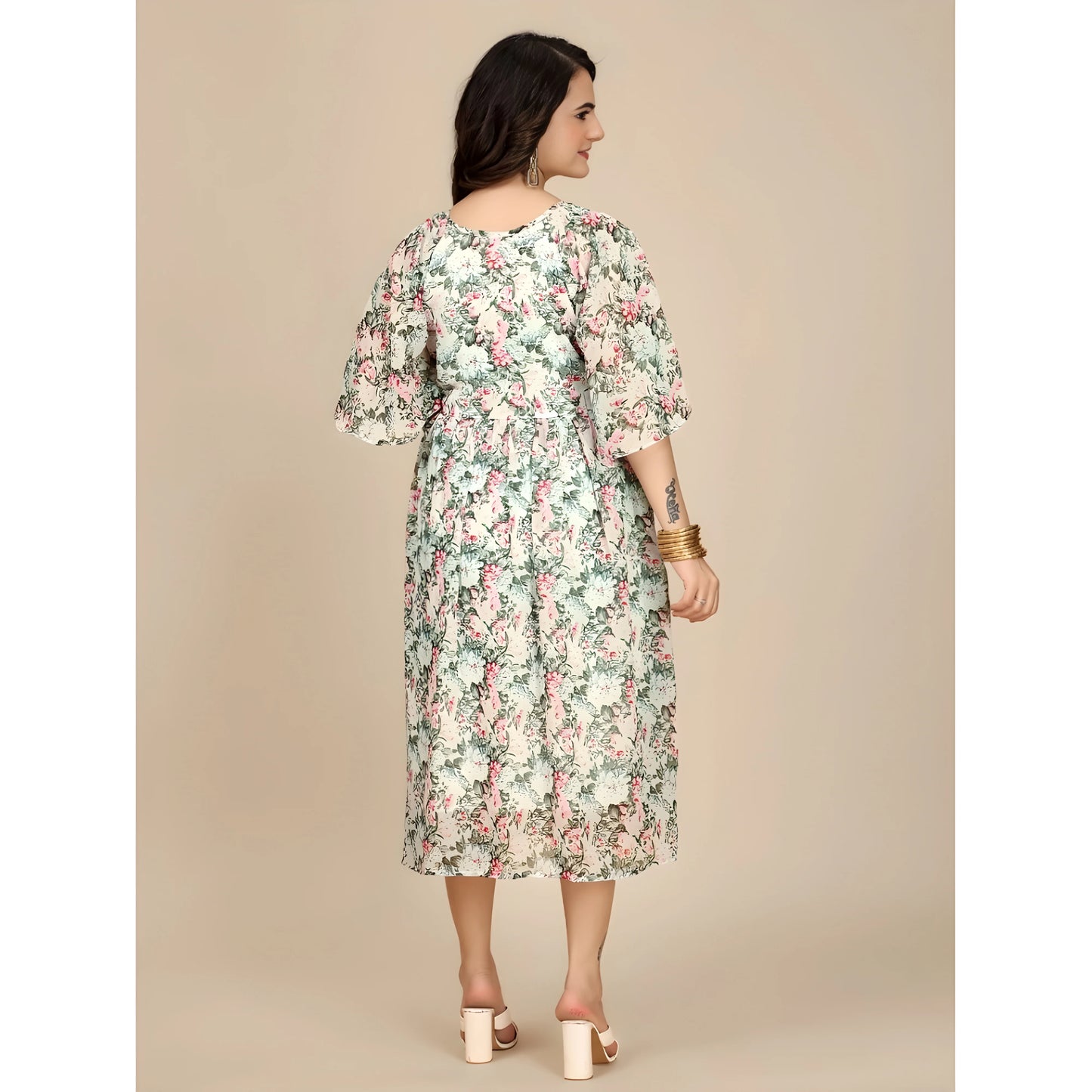 Elissa Printed Dress
