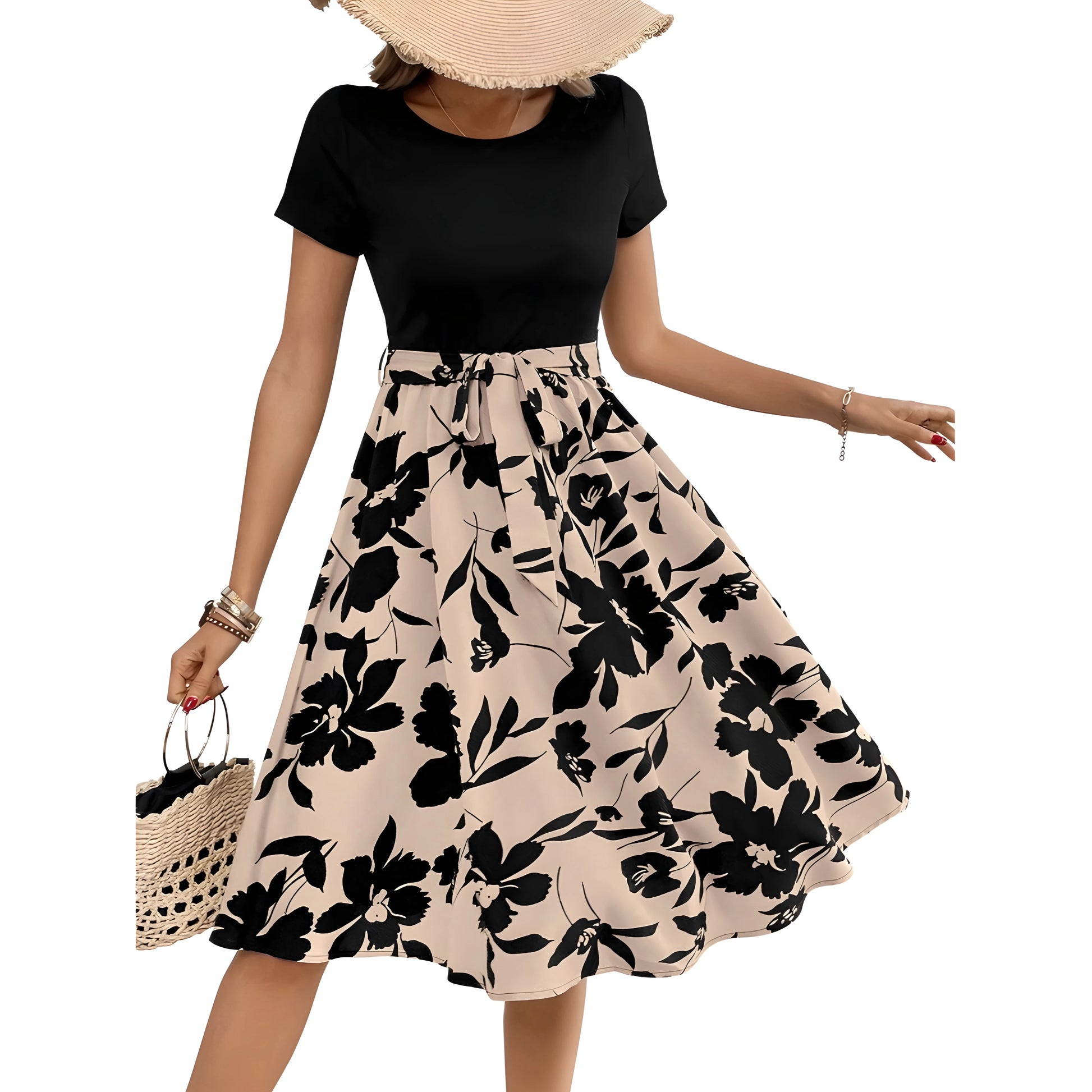 Elira Printed Dress