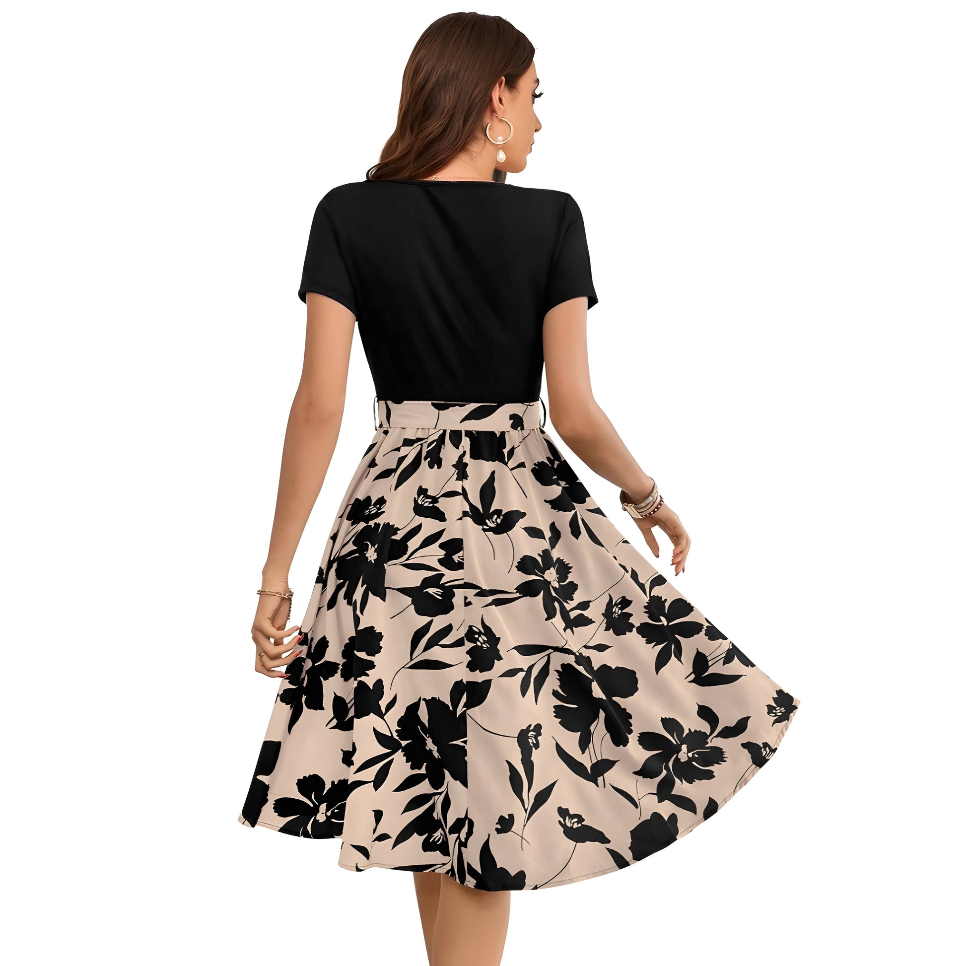 Elira Printed Dress