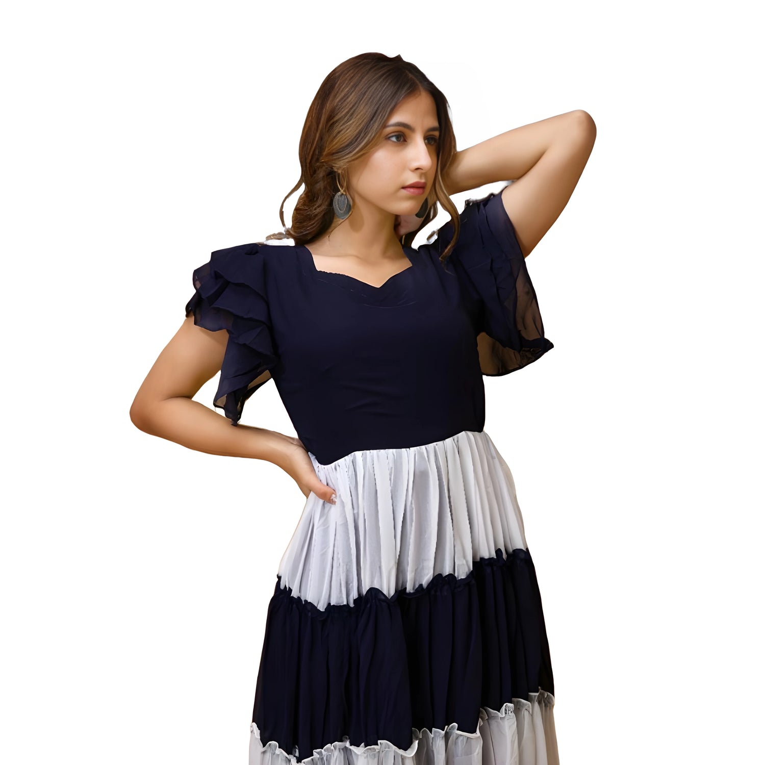 Cressa Solid Gown