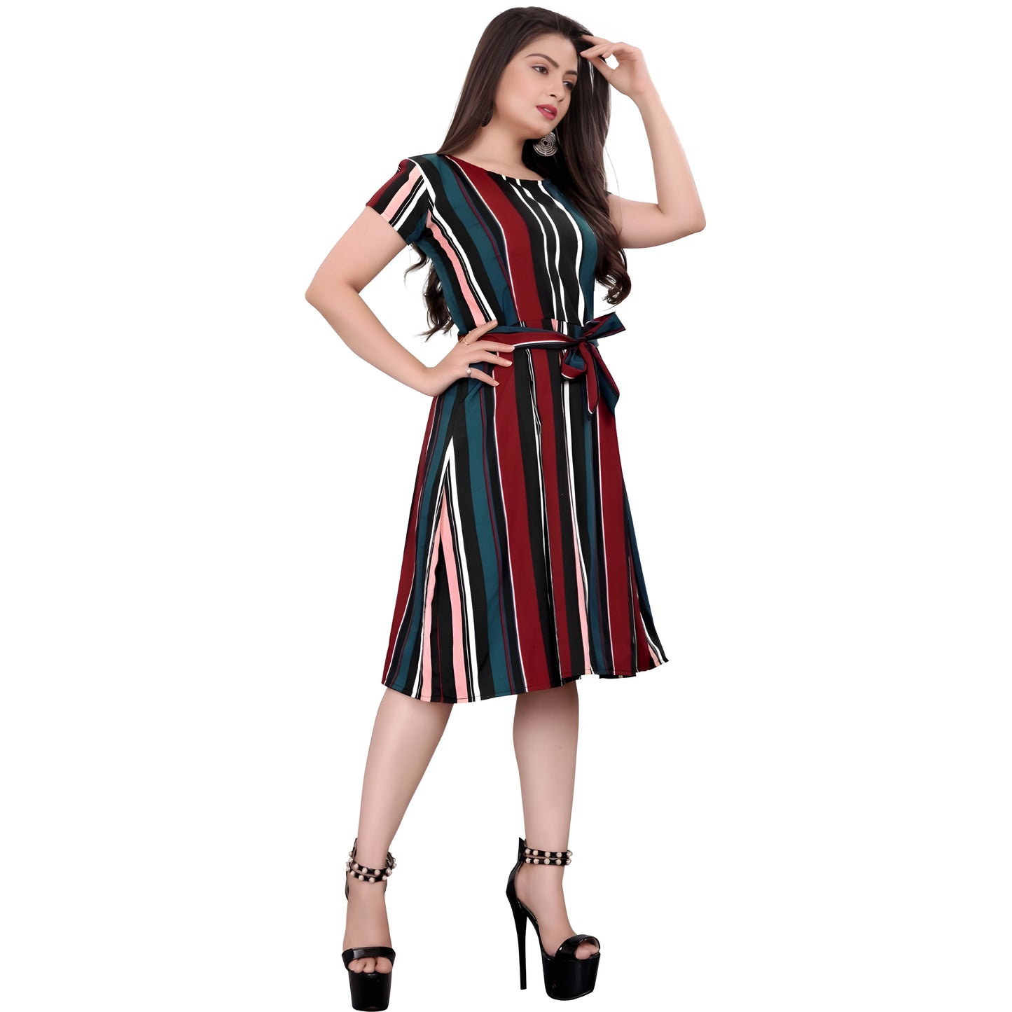 Lucina Striped Dress