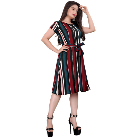 Lucina Striped Dress