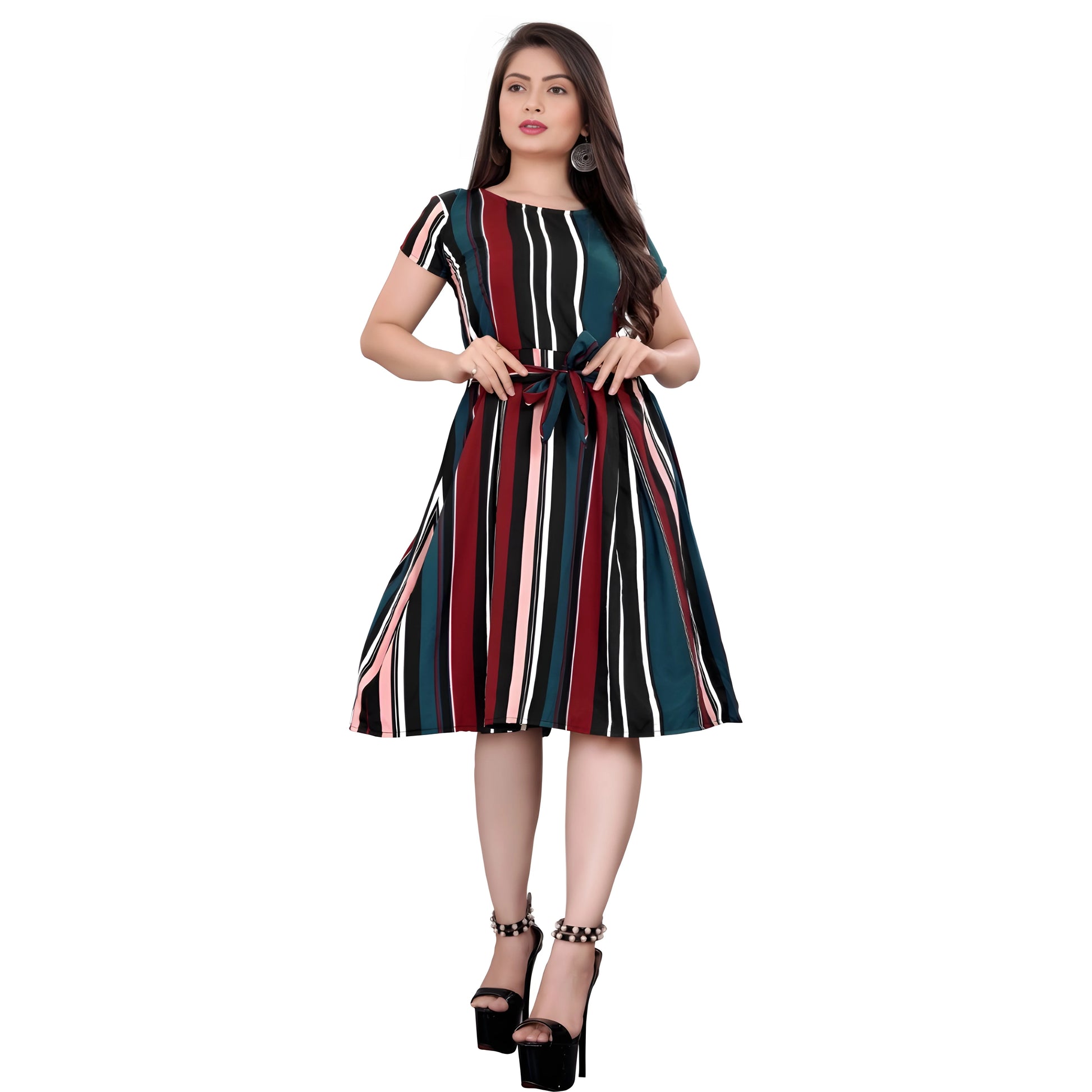 Lucina Striped Dress