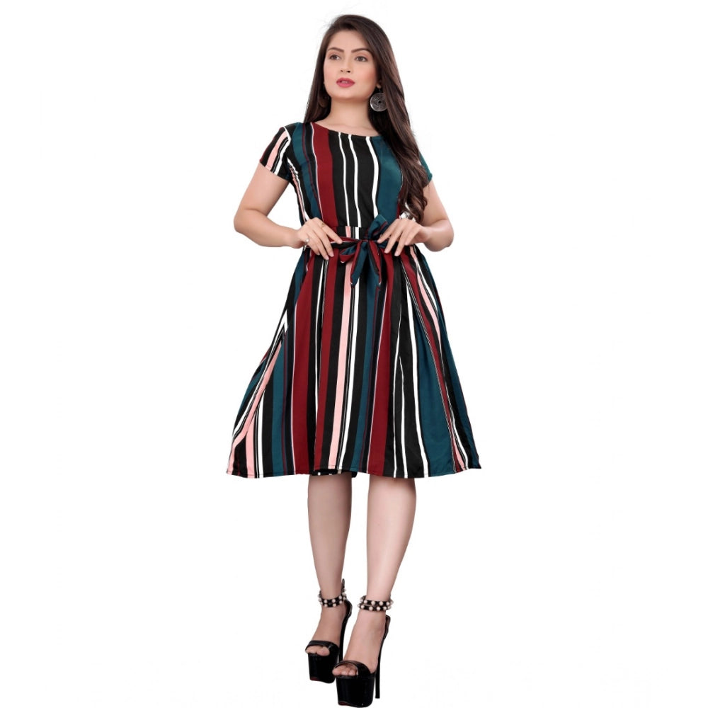 Crimson Azure Dress - Navura
