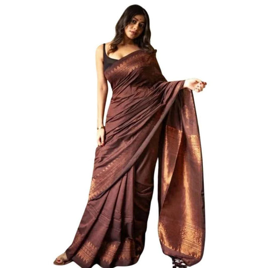 Signature Nyra Silk Saree with Unstitched Blouse 5.5 m