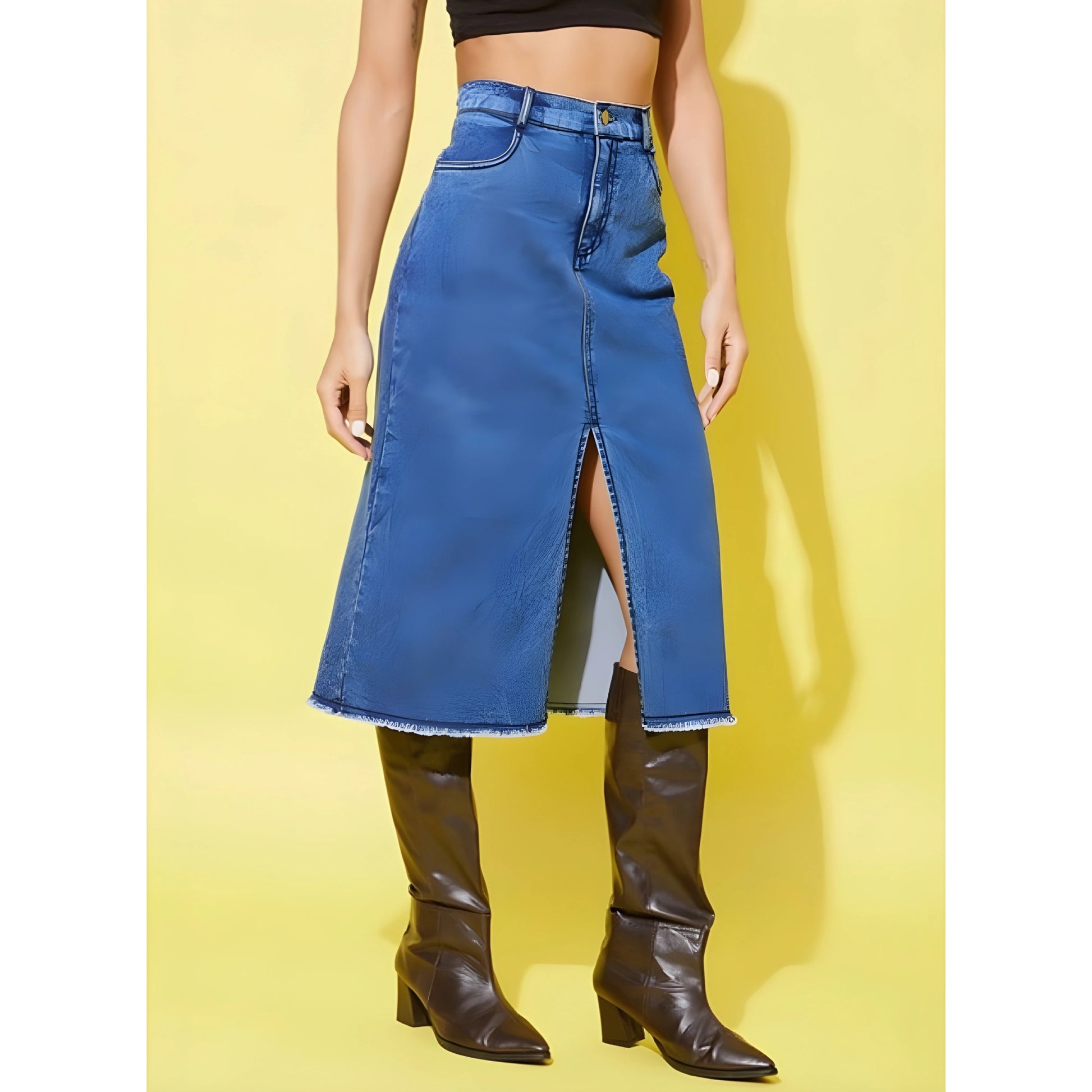Nyla Solid Skirt