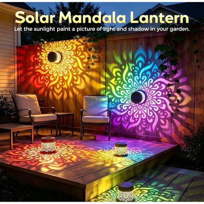 Prism The U Metal Solar Mandala Lights