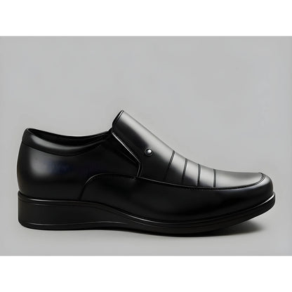 Onyx Men's Synthetic Leather Solid Slip-On Formal Shoes