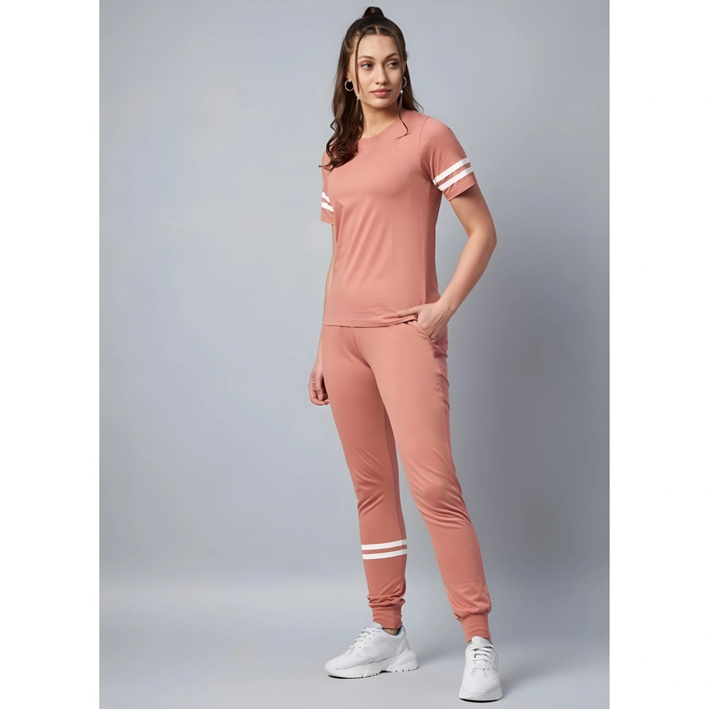Zelia Striped Bottom Wear