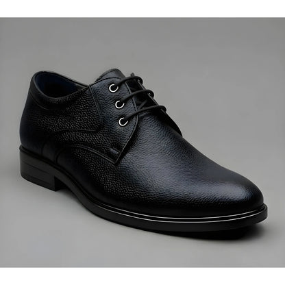 Onyx Men's Synthetic Leather Solid Lace-Up Formal Shoes