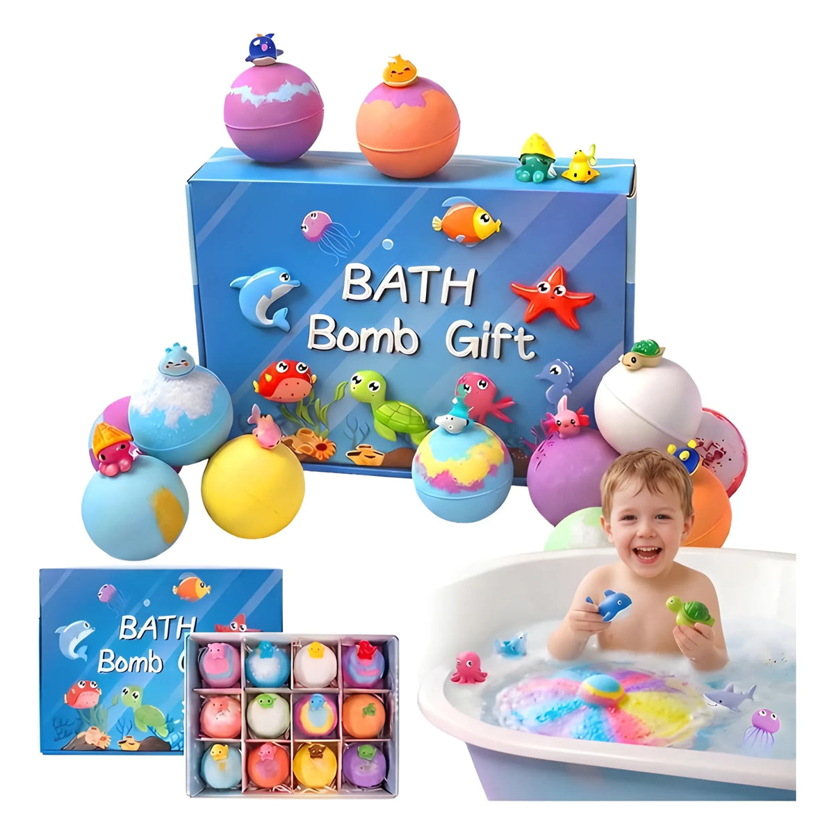 Prism Essential Plastic Bath Bombs