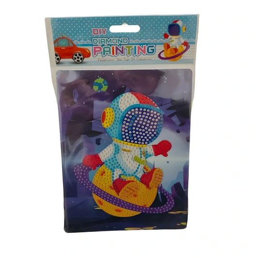 Pack Of_2 Diamond Painting Kit - Space Man |   Cardboard  |   Stationery | 2+ Years
