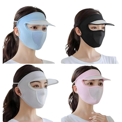 Prism Essential Elastic Women Cap With Mask