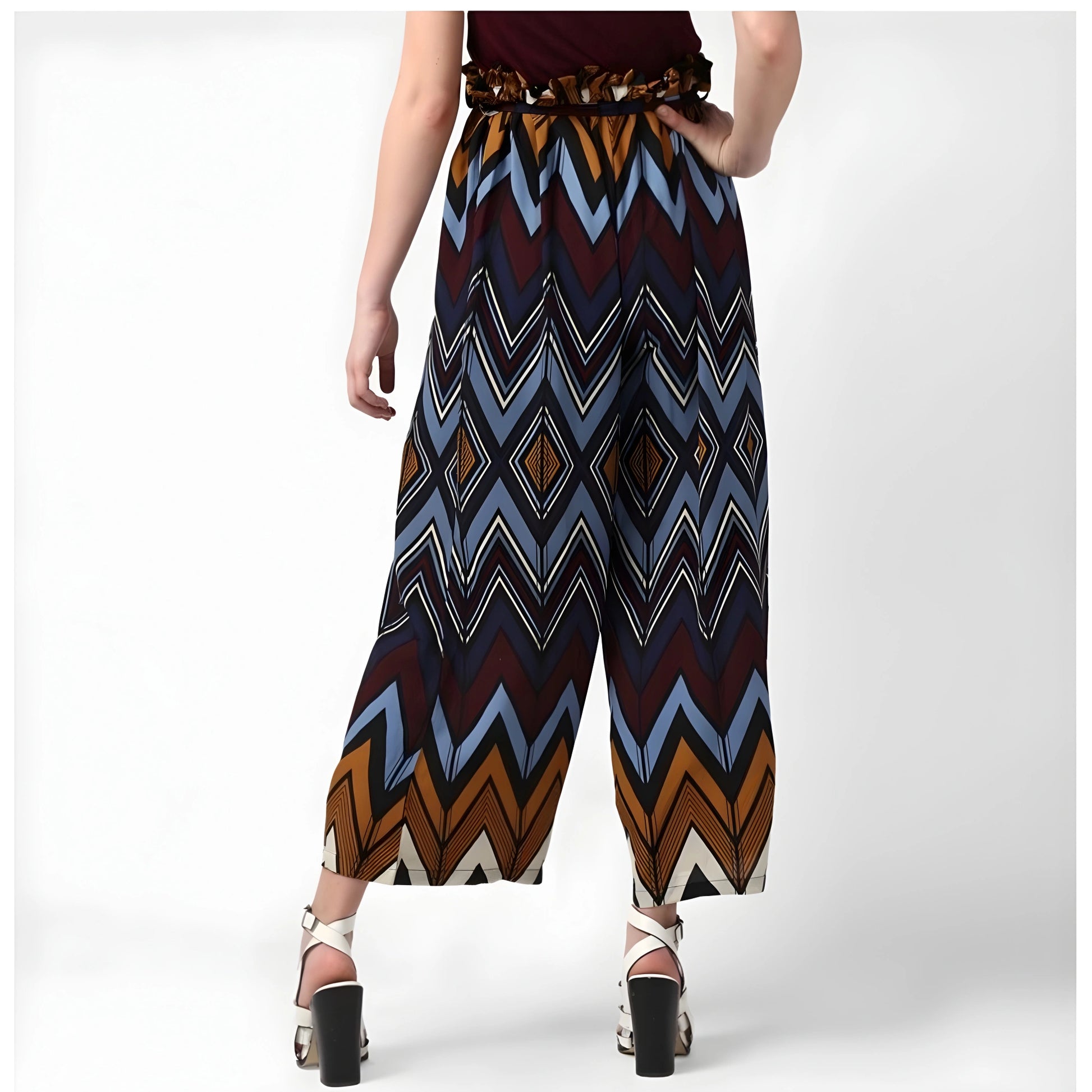 Jade Chevron Trousers