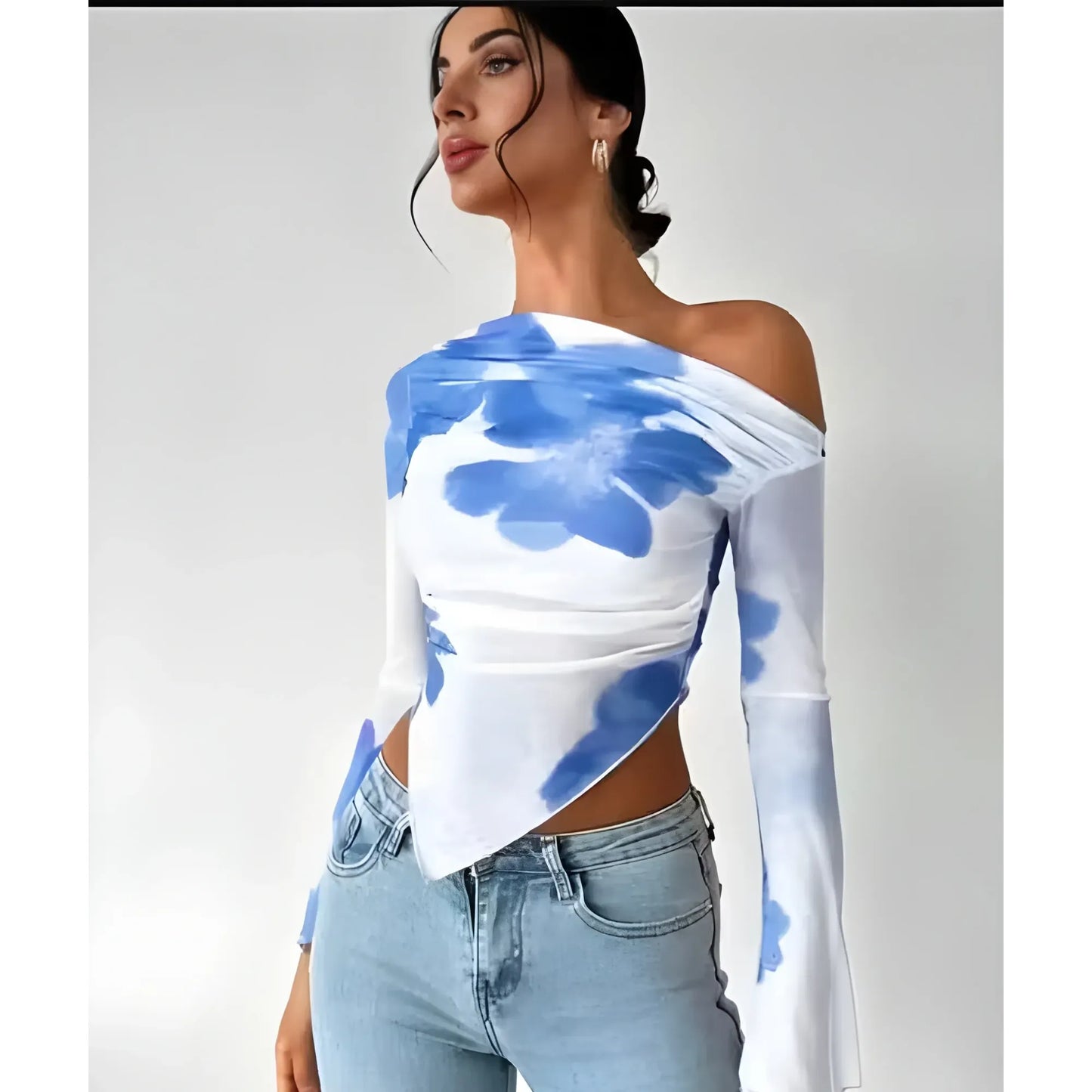 Della Floral Crop Top
