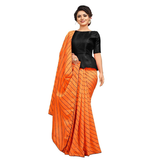 Coral Pearl Vichitra Saree with Blouse