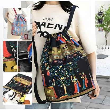 Prism Nylon-Polyester Printed Backpack