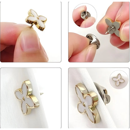 Prism Essential Pack of 2 Metal 20 Pieces Brooch Pin for Women Jeans Shirt Coat Dress Clothes Sweater Hat Bags Brooch