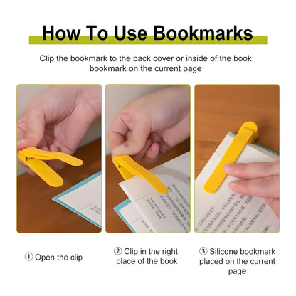 Prism Essential Silicone 3 pieces Set Smart Bookmark Clip
