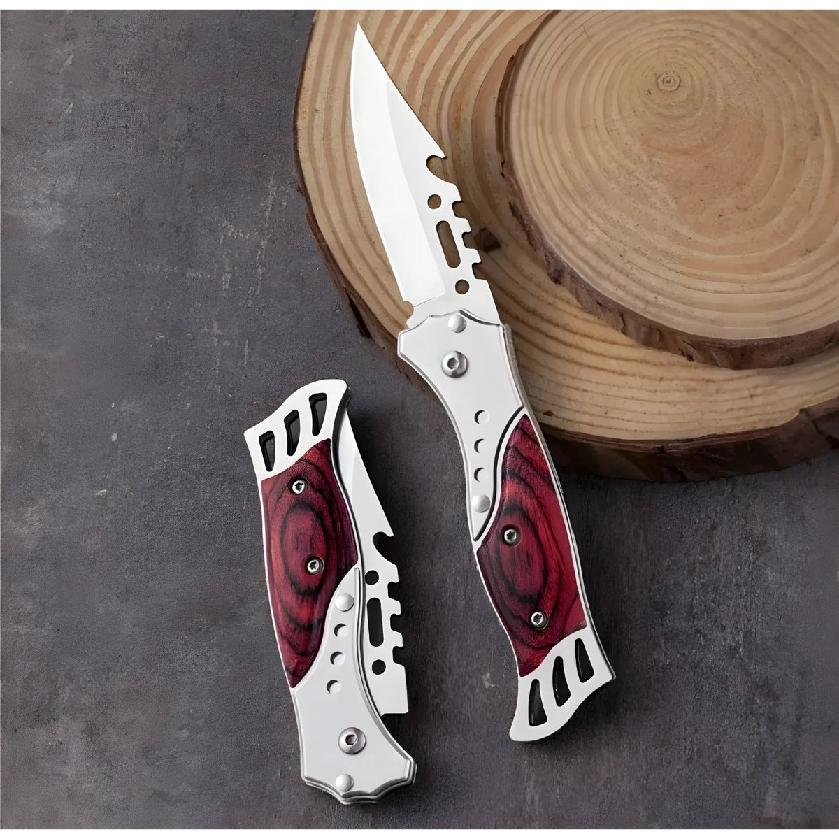 Sterling Essential Stainless Steel, Wood Knife With Wooden Handle