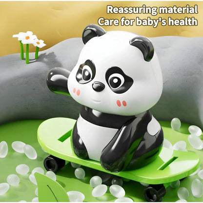 Prism Essential Plastic Cute Panda Action Toy Set