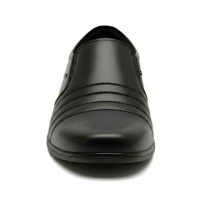 Onyx Men's Synthetic Leather Solid Slip-On Formal Shoes