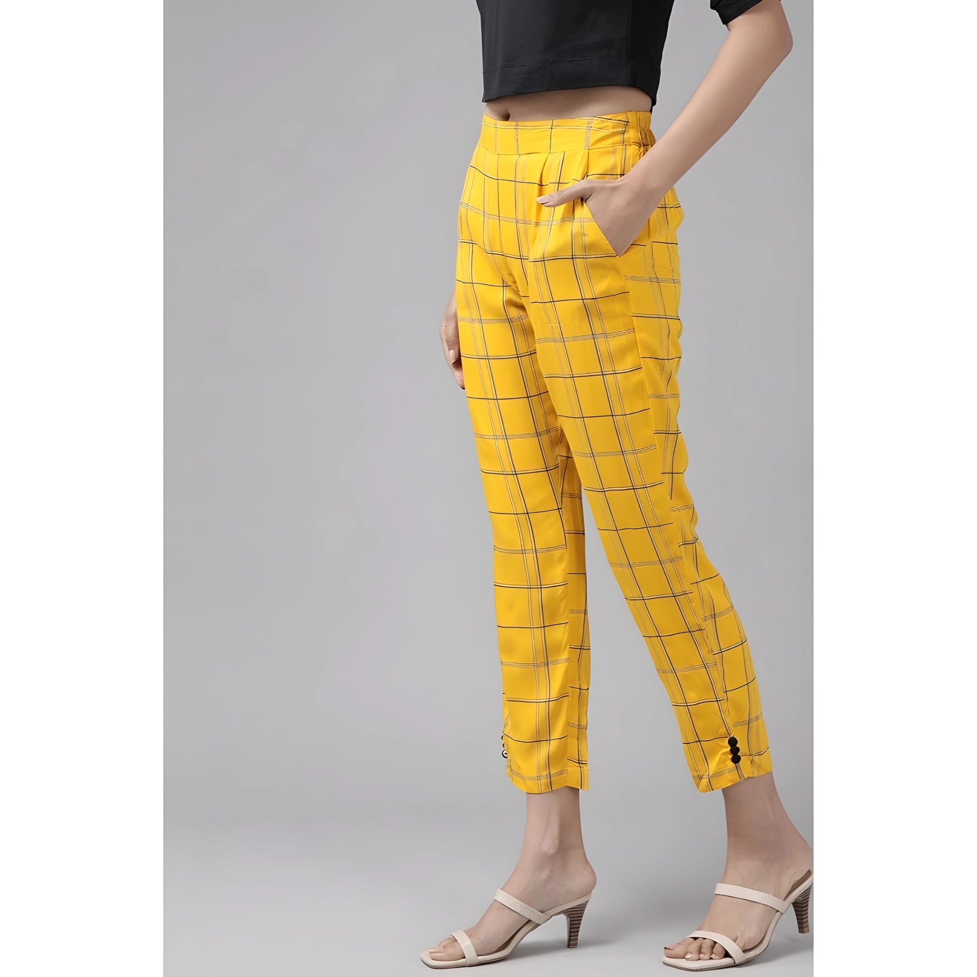 Avera Checked Trousers