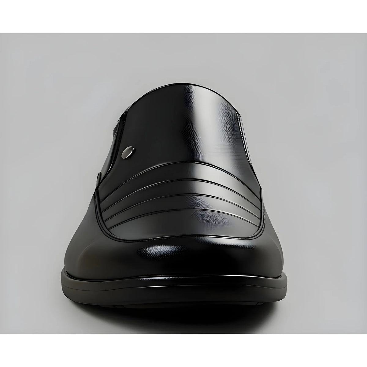 Onyx Men's Synthetic Leather Solid Slip-On Formal Shoes