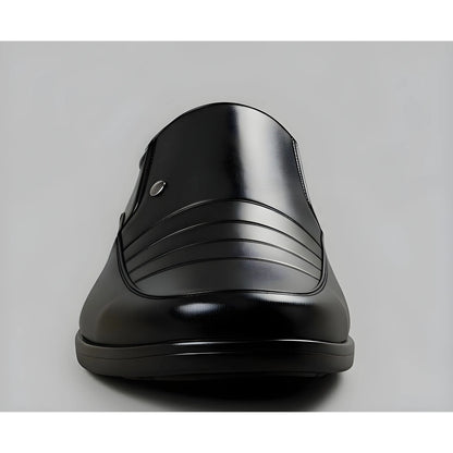 Onyx Men's Synthetic Leather Solid Slip-On Formal Shoes
