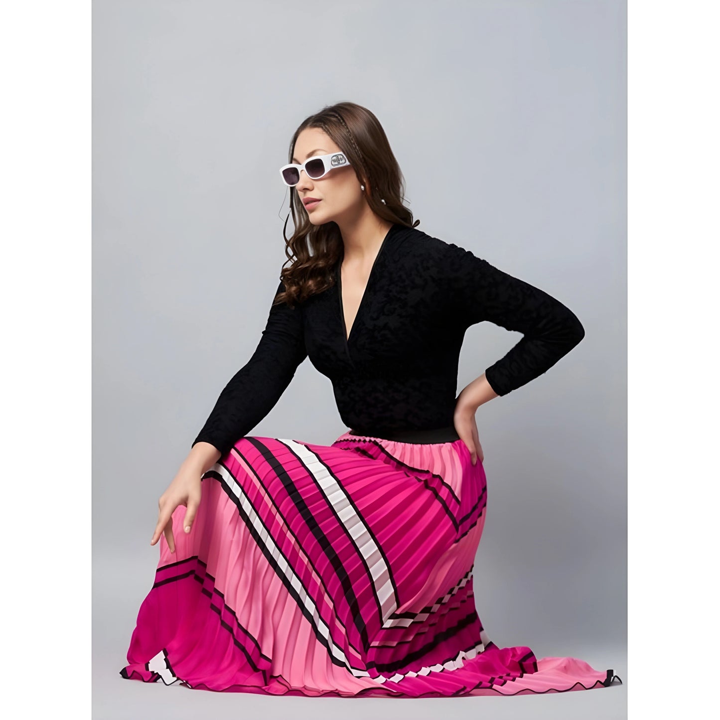 Rhea Pleated Skirt