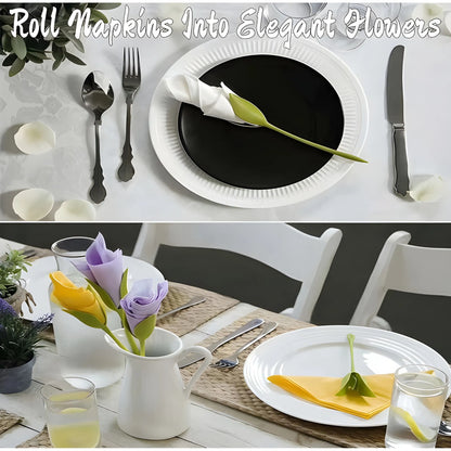 Jade Essential Plastic Flower Napkin Holder