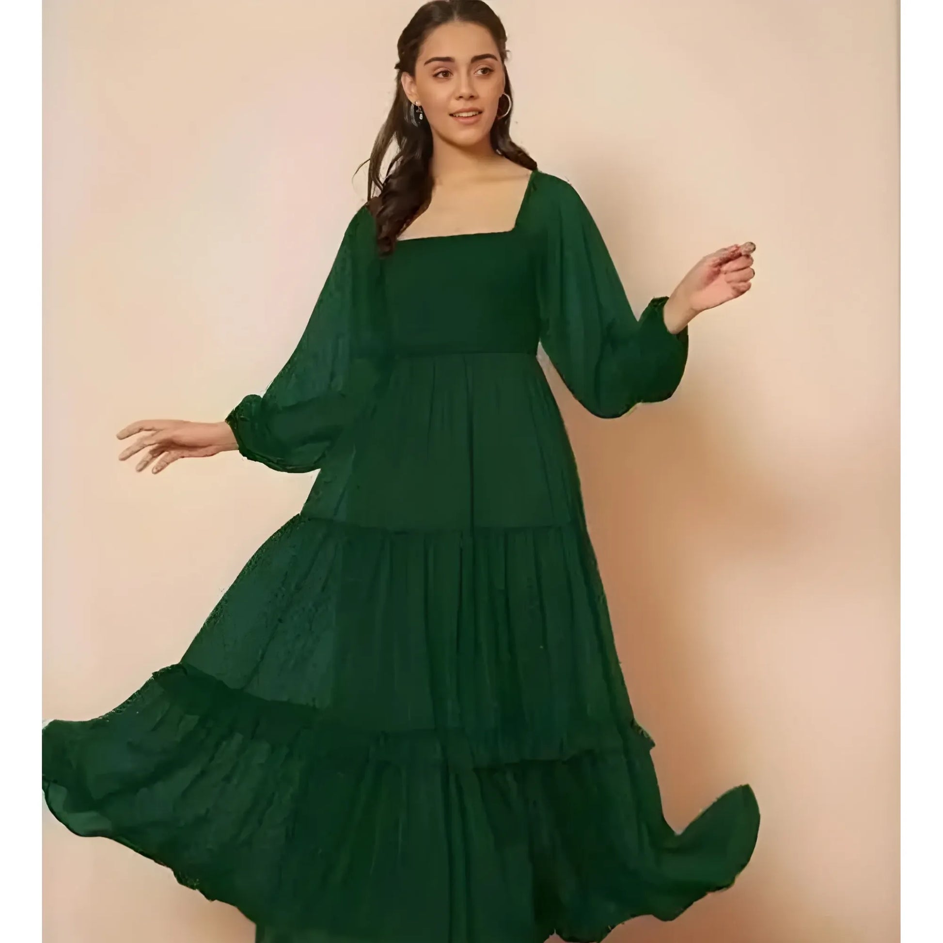 Ila Solid Maxi Dress